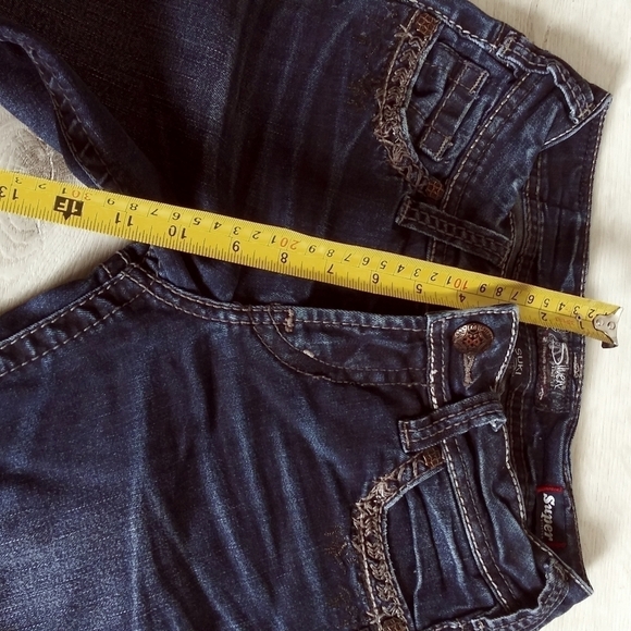 Silver Suki‎ Mid Boot Embroidered Jeans raw ham - Picture 9 of 16